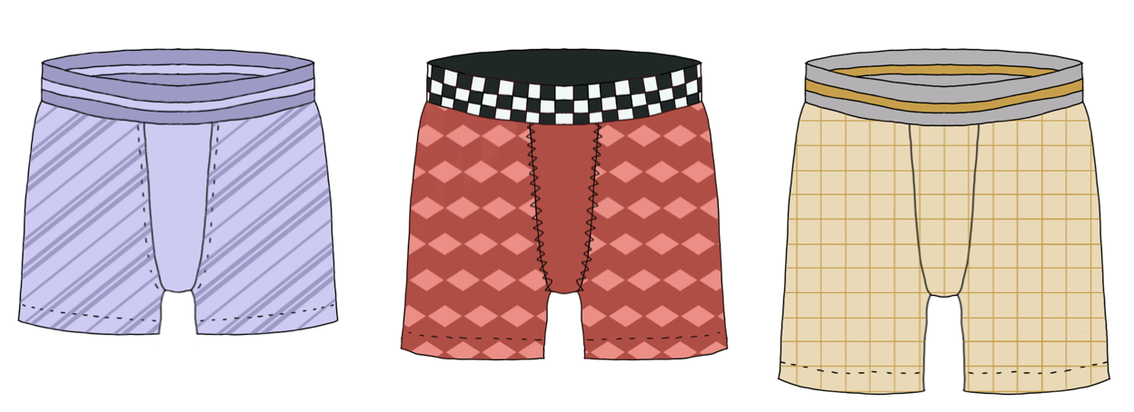 Thigh Saver Strl 2XS-4XL PDF-mönster