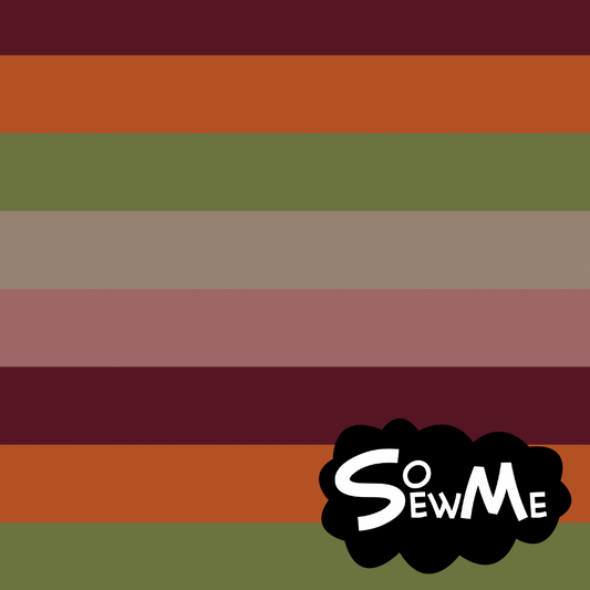 Autumn Wide Stripes GOTS-Trikå/Jersey