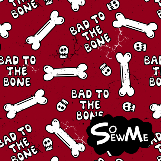 Bad to The Bone Red GOTS-Trikå/Jersey