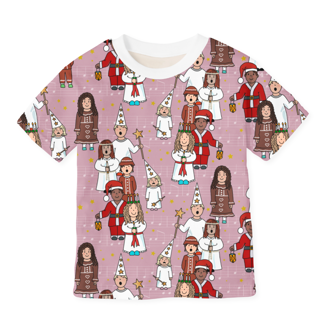 Natten går tunga fjät Dusty Rose GOTS-Jogging/French Terry