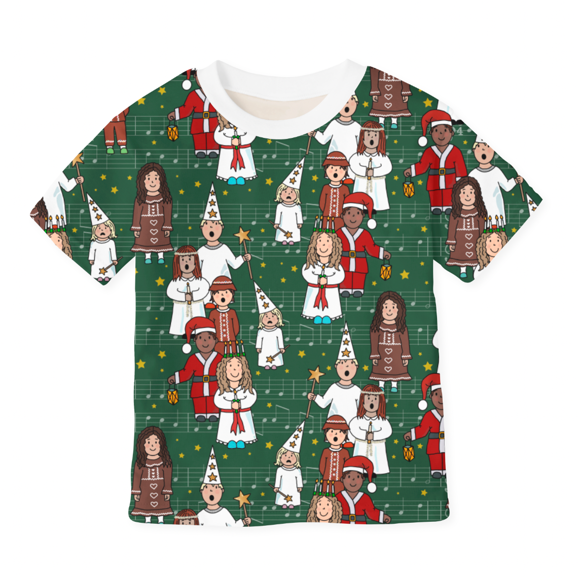 Natten går tunga fjät Forest Green GOTS-Trikå/Jersey