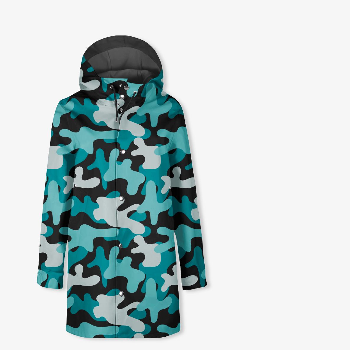 Mega-camo Teal Softshell