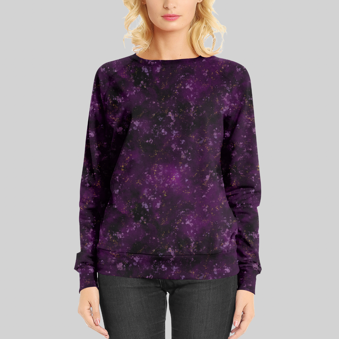 Glimmer Texture Plum Single Brushed Lycra