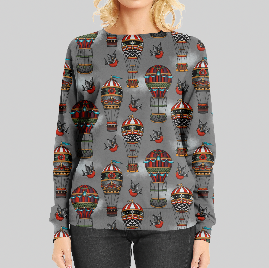 Air Traveller Grey GOTS-Trikå/Jersey