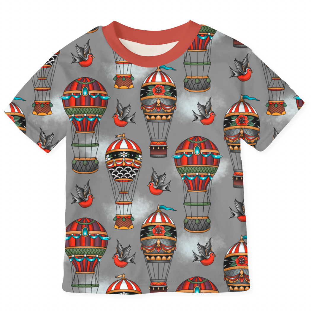 Air Traveller Grey GOTS-Trikå/Jersey