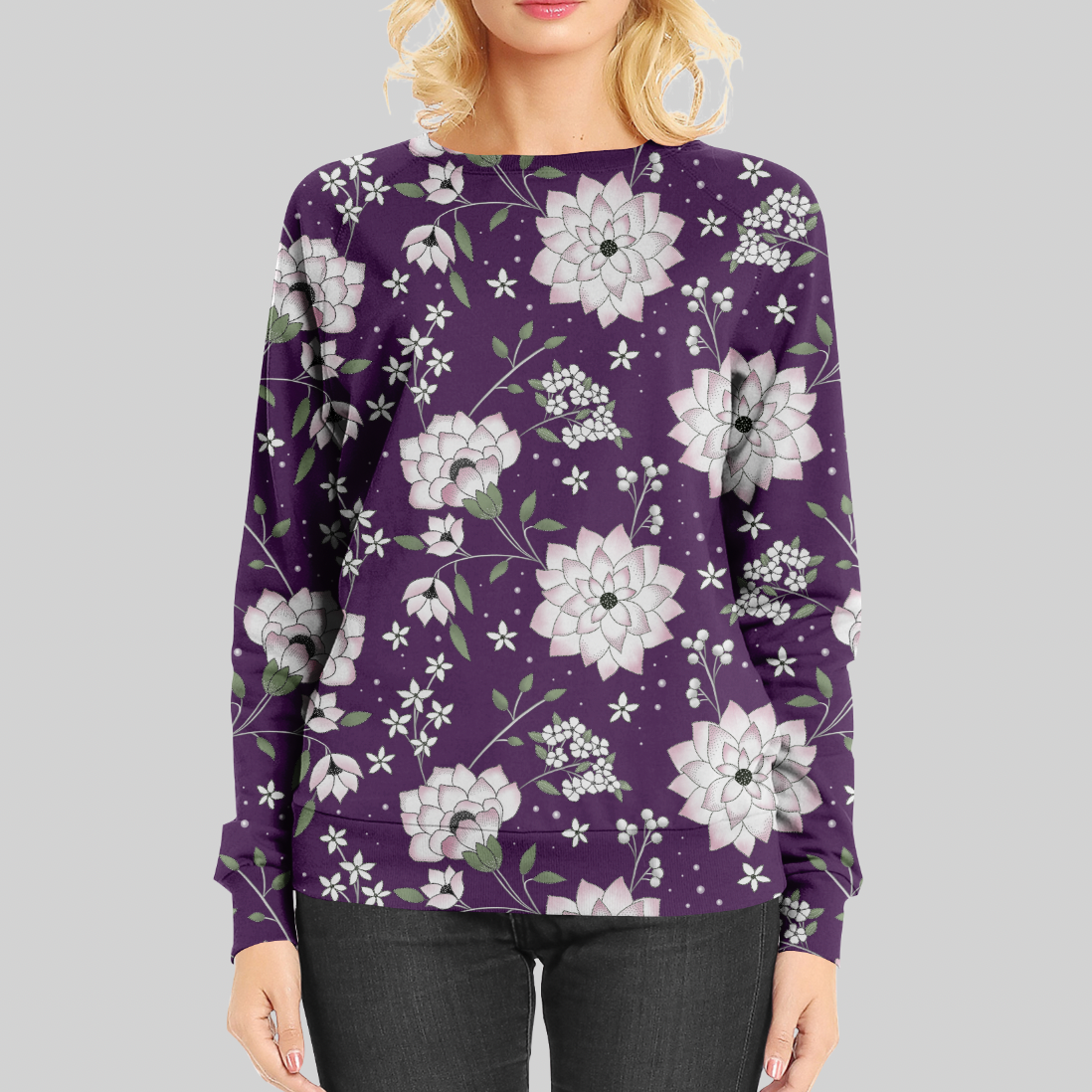 Majken Dark Purple GOTS-Trikå/Jersey