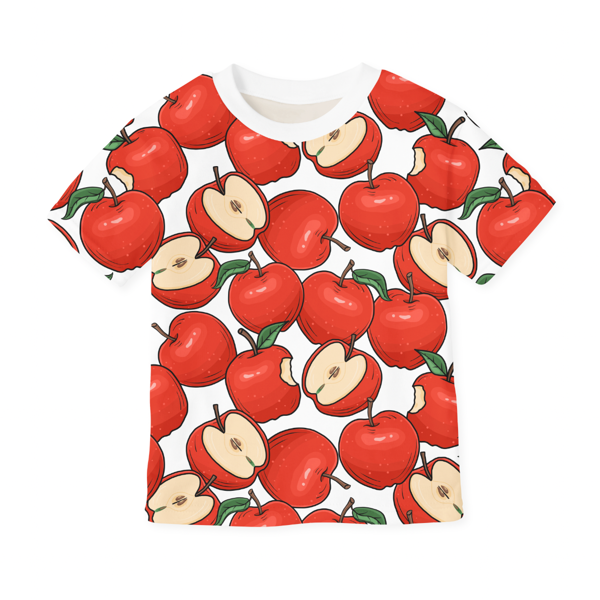 Äppel Päppel Röd GOTS-Jogging/French Terry