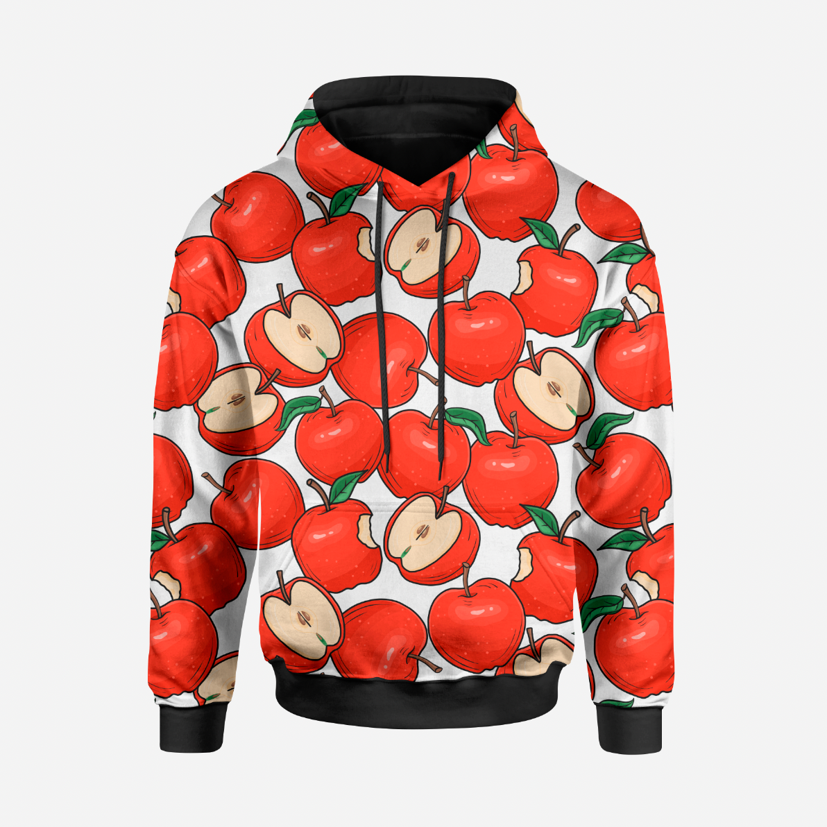 Äppel Päppel Röd GOTS-Jogging/French Terry