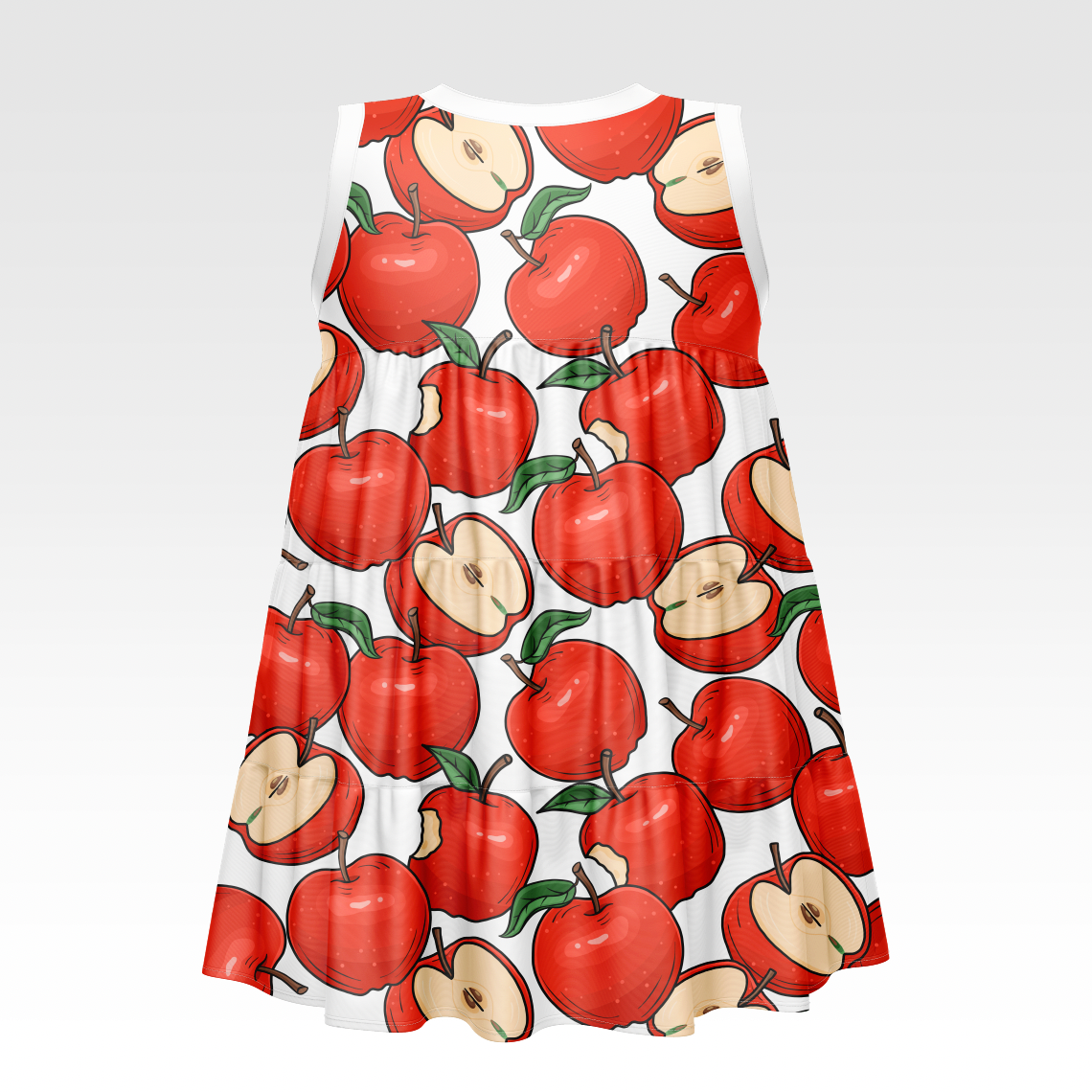 Äppel Päppel Röd GOTS-Jogging/French Terry