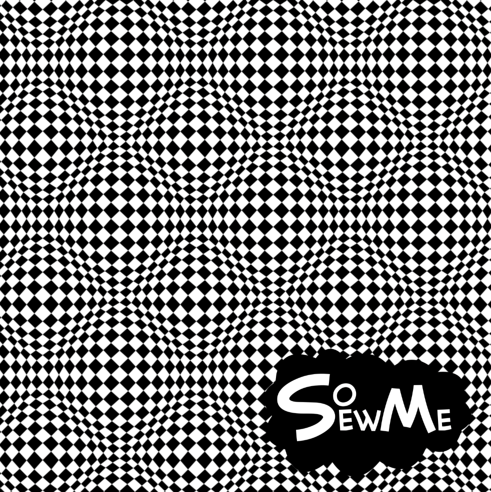 Optical Illusion III B&W GOTS-Trikå/Jersey