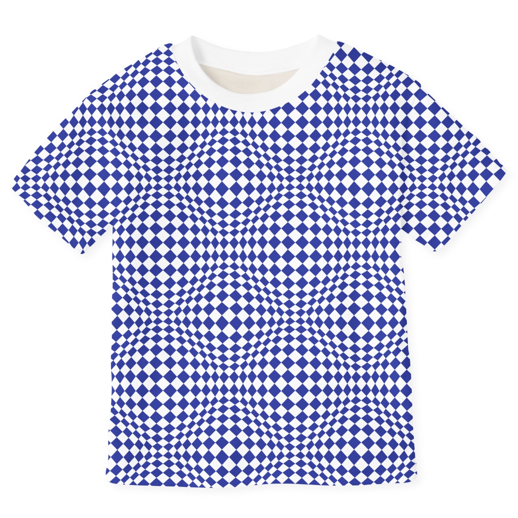 Optical Illusion III Royal Blue GOTS-Trikå/Jersey EXTRARUNDA DECEMBER 2021