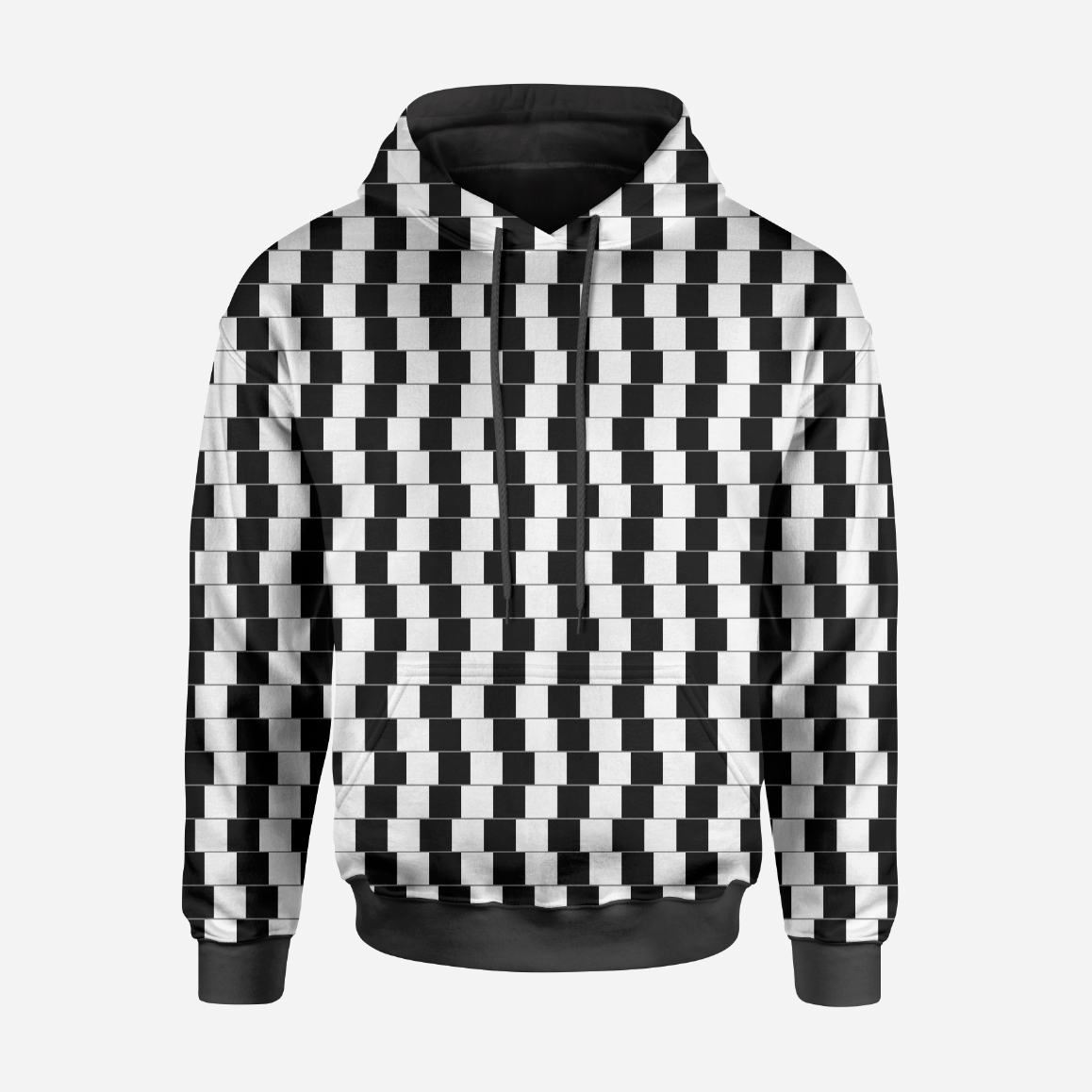 Optical Illusion V B&W GOTS-Trikå/Jersey