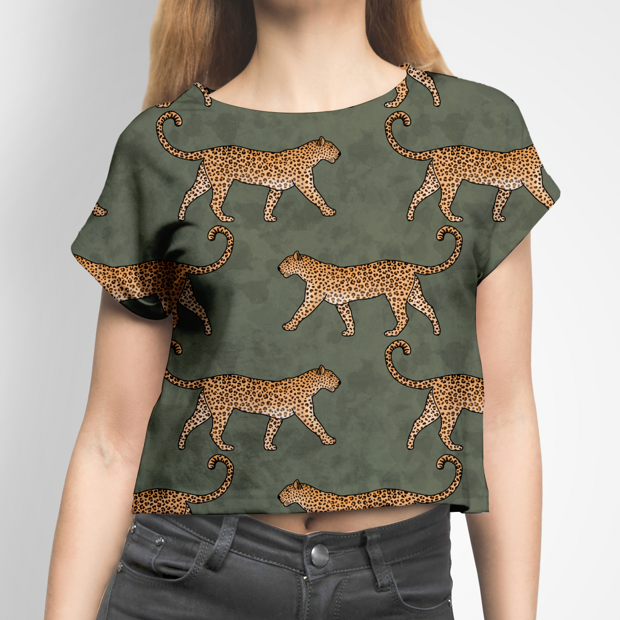 Strollin Leo Khaki GOTS-Trikå/Jersey