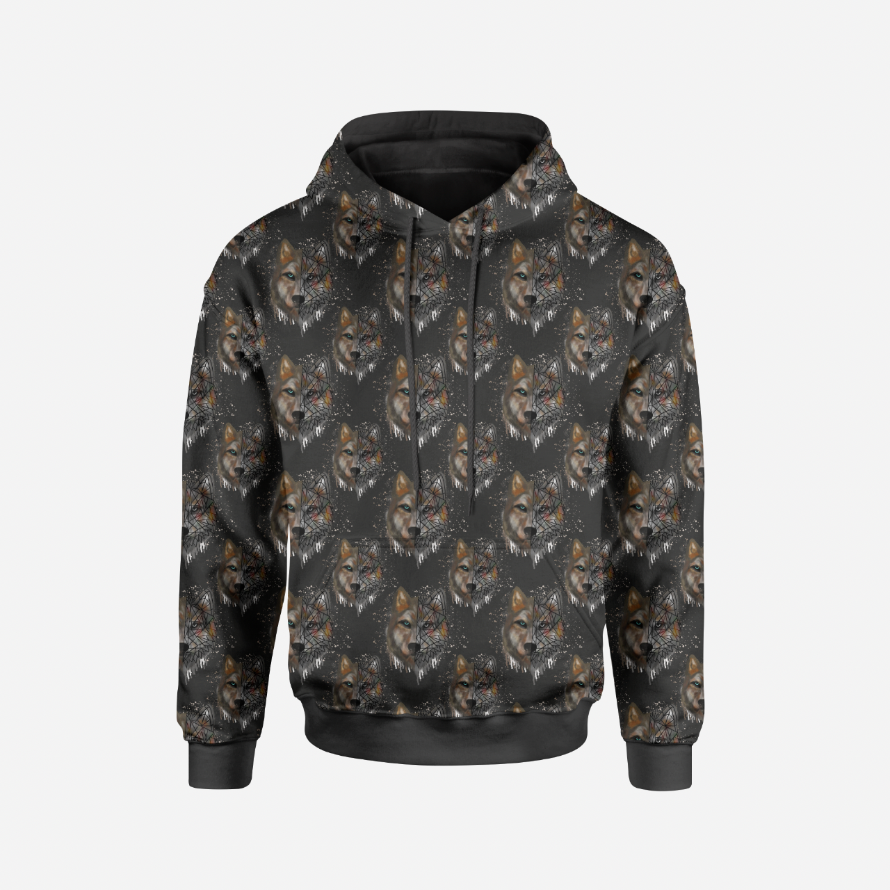 Geometrical Wolf GOTS-Jogging/French Terry Round 12 2022
