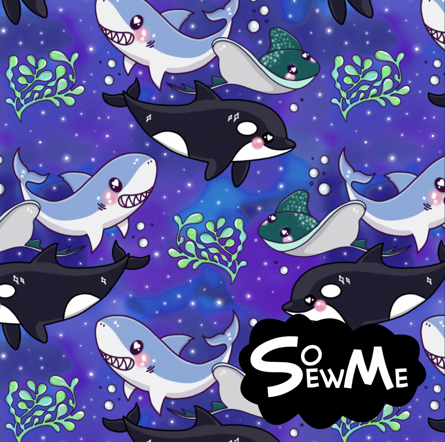 Deep Sea Friends GOTS-Trikå/Jersey