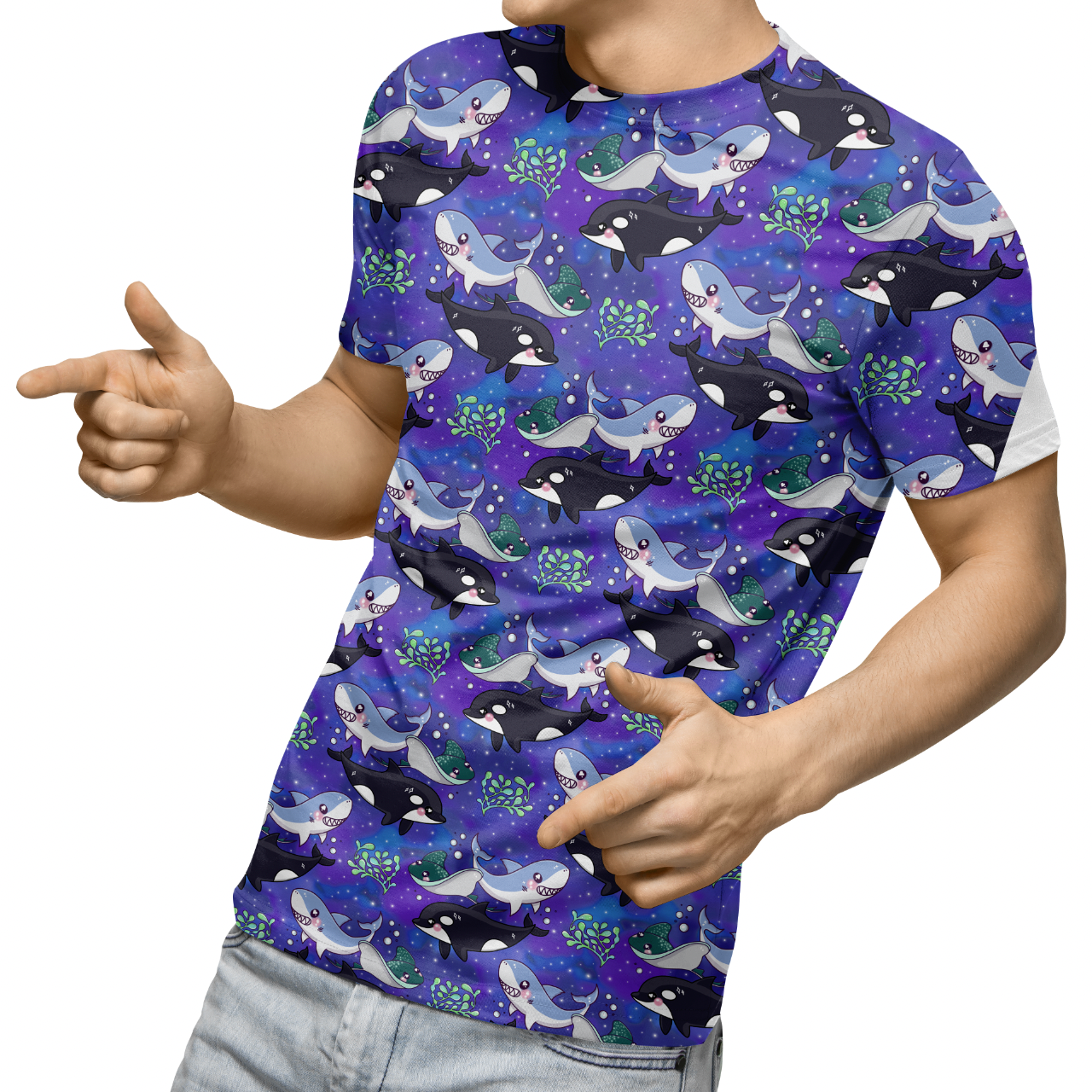 Deep Sea Friends GOTS-Trikå/Jersey