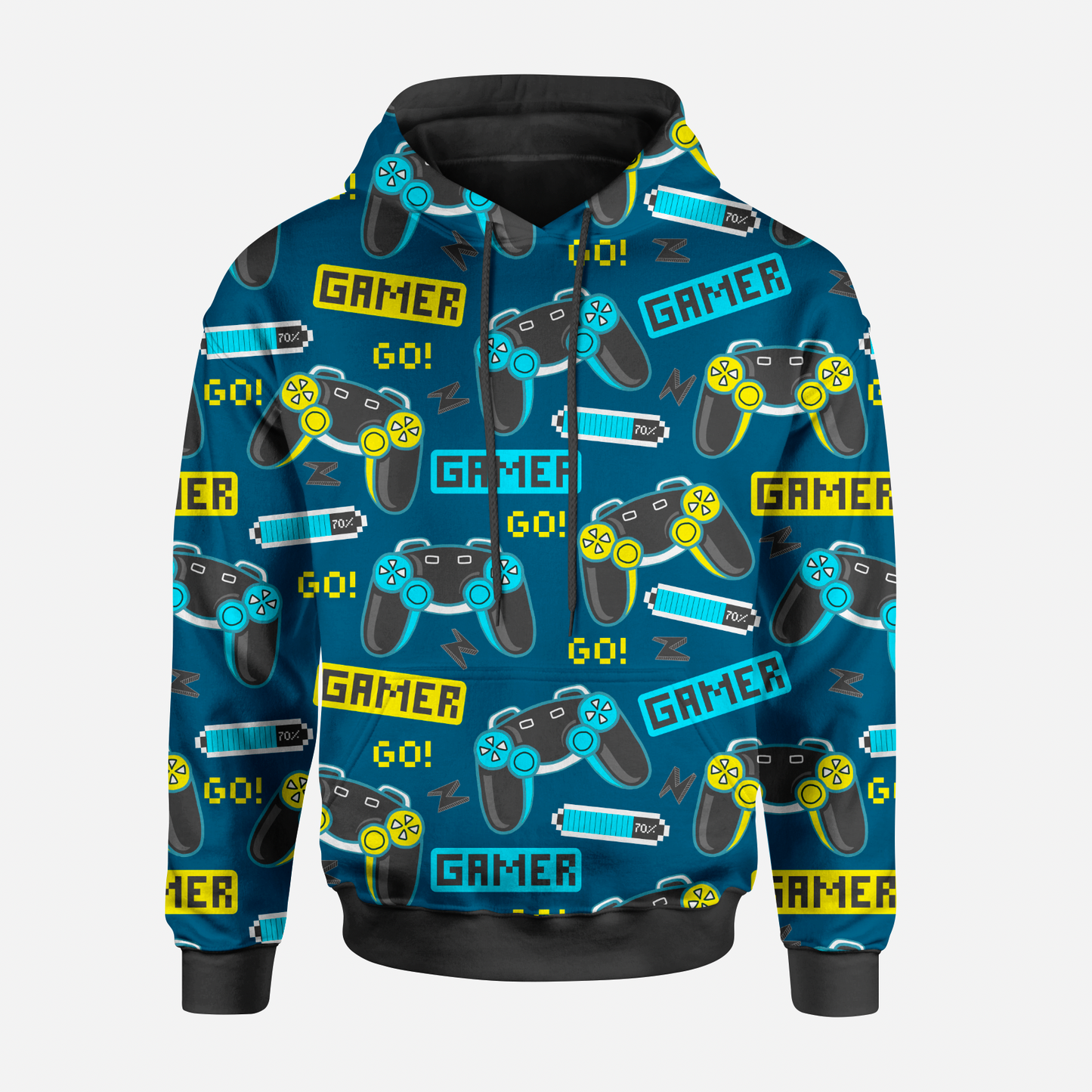 Gamer Squad Navy GOTS-Jogging/French Terry