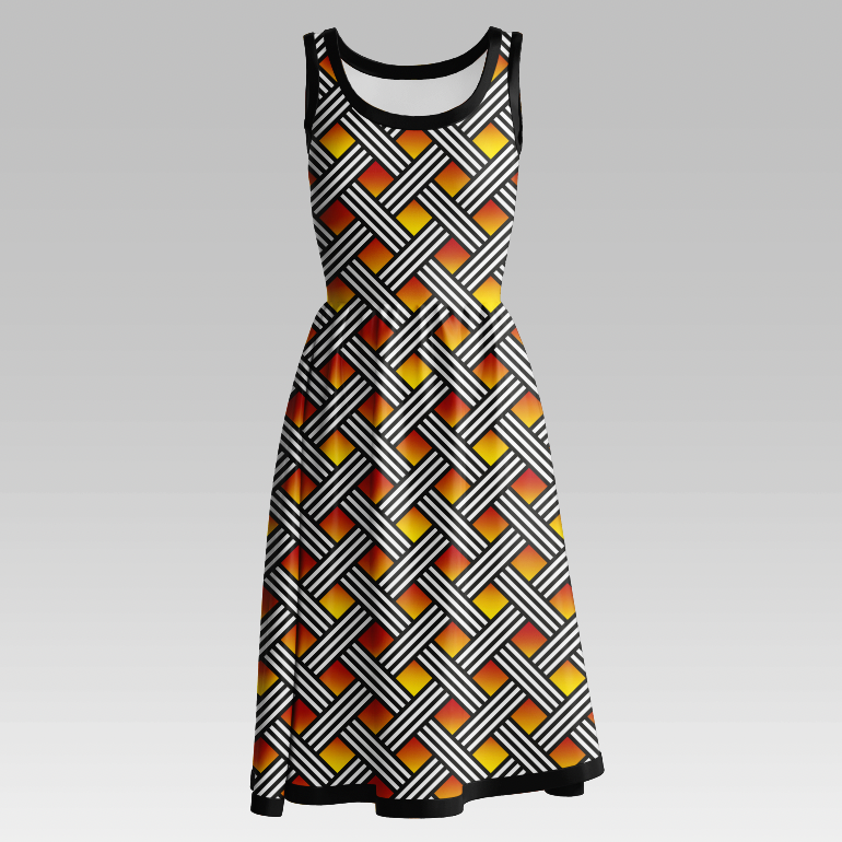 Vintage Graphic Orange Apella-Jersey