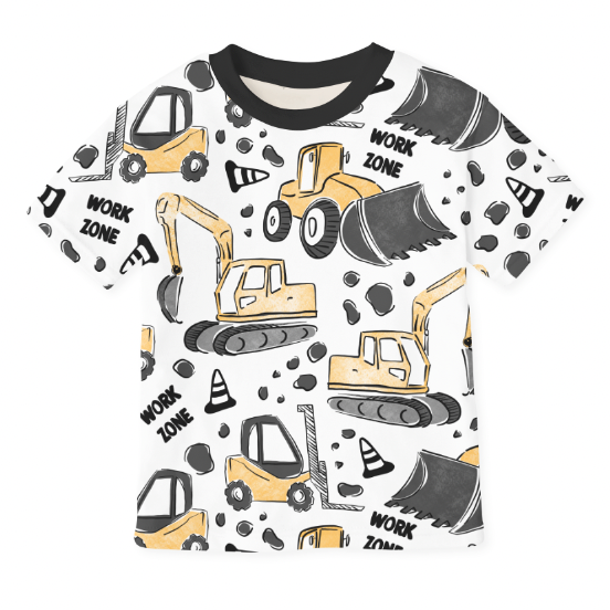 Work Zone White GOTS-Trikå/Jersey