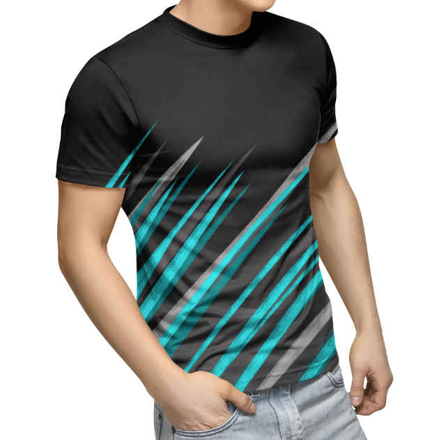 Running Streak Aqua Rapport Apella Jersey