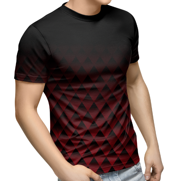Faded Diamonds Red Rapport Sportmesh