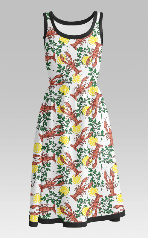 Kräftfest Vit Bomullscanvas Round 8 2022