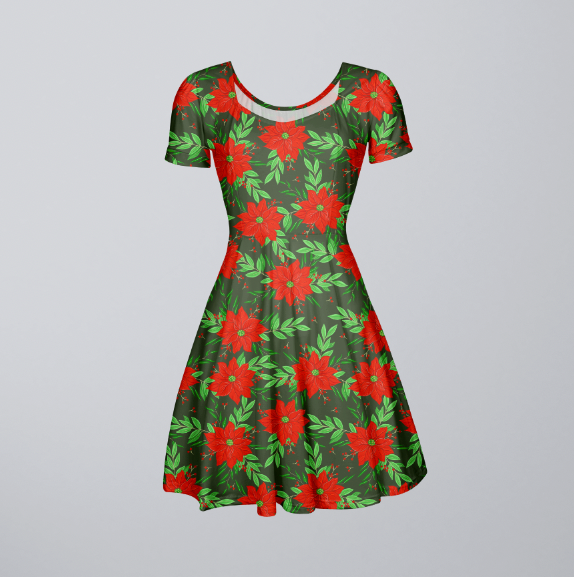 Advent Spirit Red Green GOTS-Trikå/Jersey