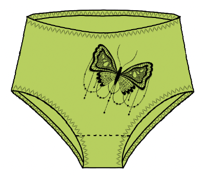 Belly Stuffer Strl 2XS-4XL PDF-mönster