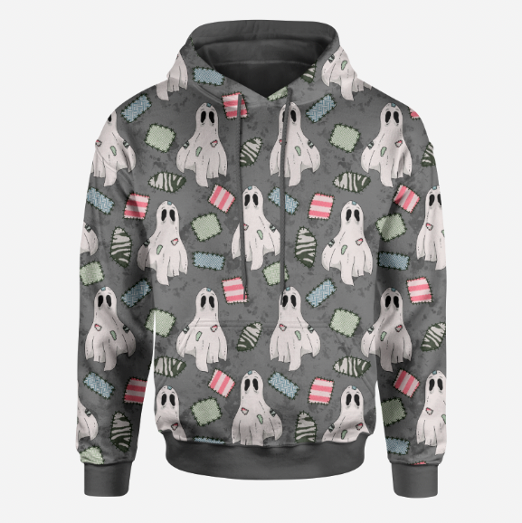 Ghost Patches Grey GOTS-Trikå/Jersey