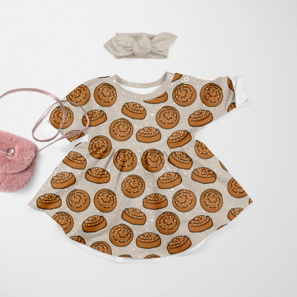 Ribbad GOTS-Trikå Bullar Nude