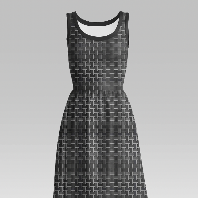 Basket Weave Black GOTS-Trikå/Jersey