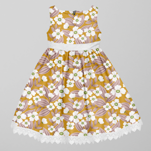 Malena Yellow GOTS-Trikå/Jersey