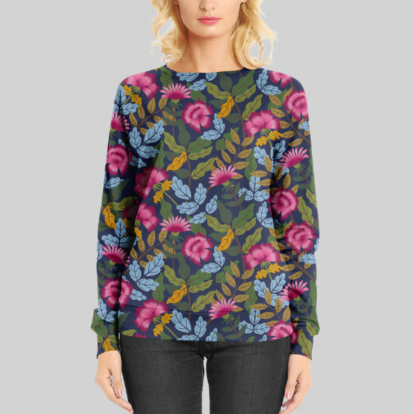 Hedvig Navy GOTS-Trikå/Jersey