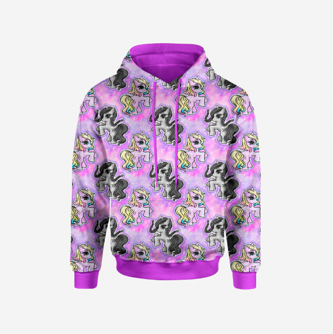 Nevermore Ponies GOTS-Trikå/Jersey