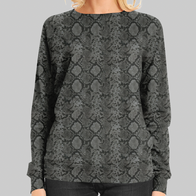Snake Skin Khaki GOTS-Trikå/Jersey