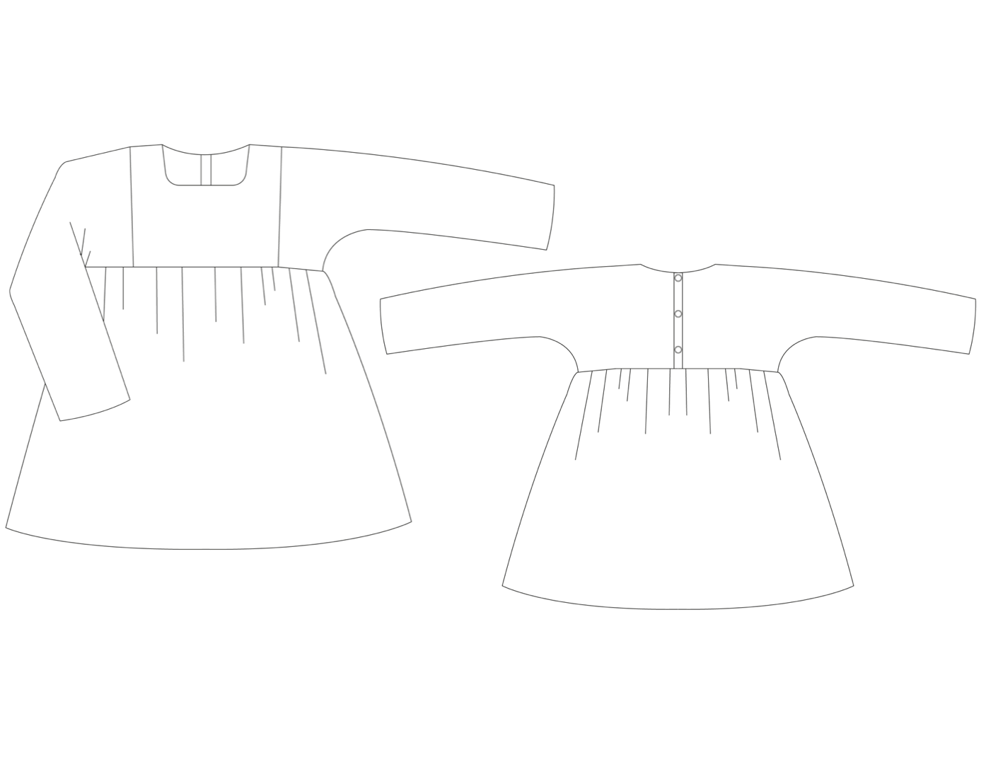 Twinkle Twinkle Tunic Strl 56-140 PDF-mönster