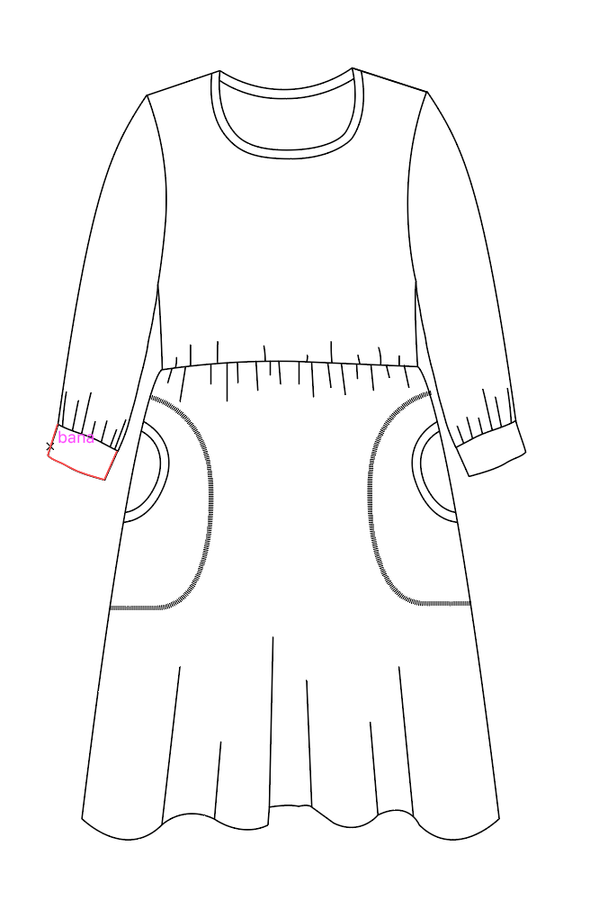 Bring Me Bacon strl 34-56 PDF-mönster