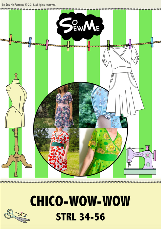 Chico-Wow-Wow Strl 34-56 Pappersmönster