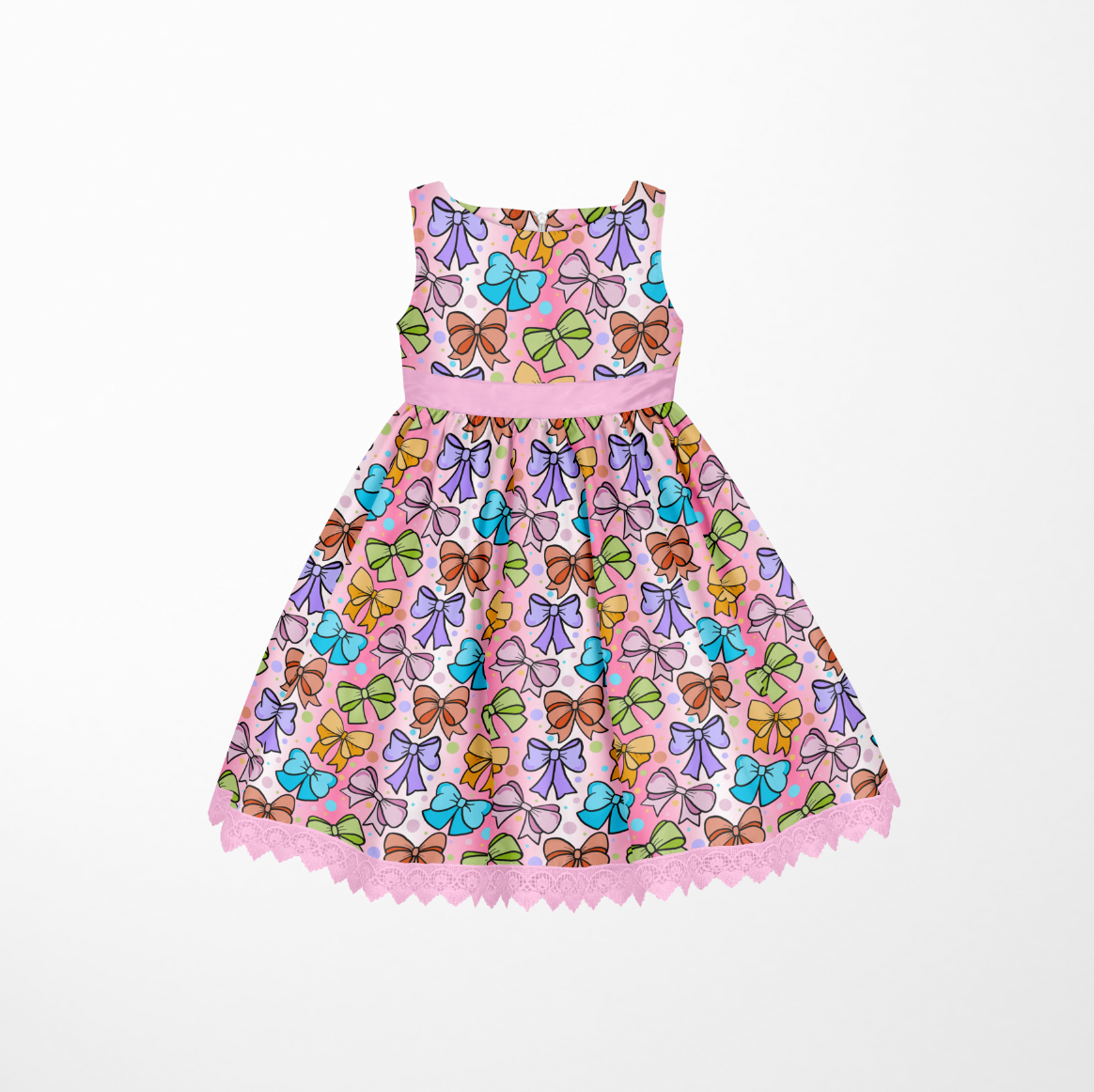 Party Bows Pink Trikå/Jersey