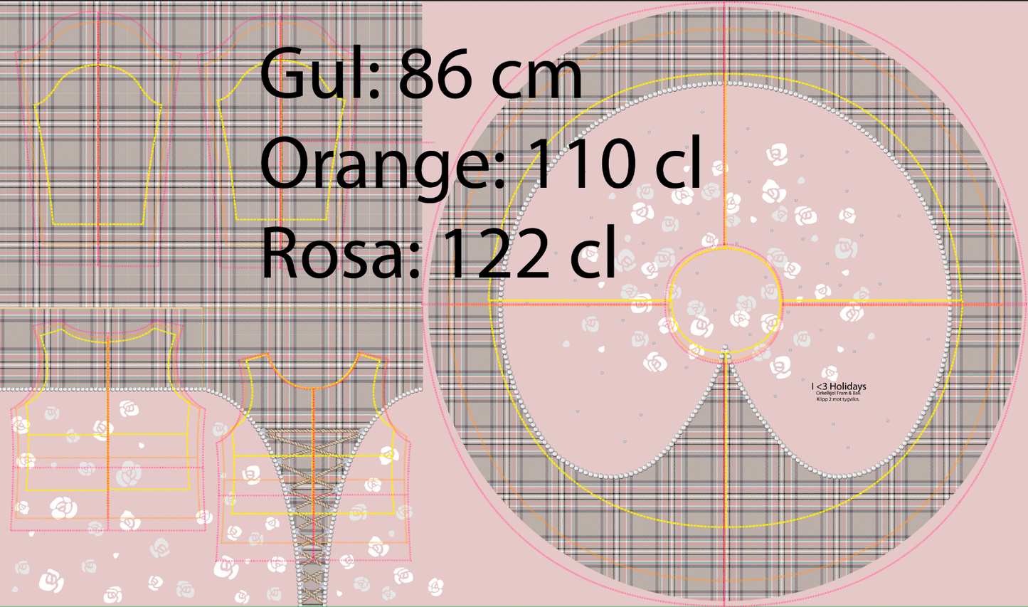 Prinsesspanel 2.0 Powder Pink Trikå/Jersey