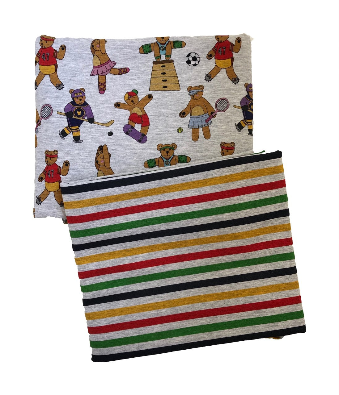 Sportbjörnsränder Grey Melange Trikå/Jersey