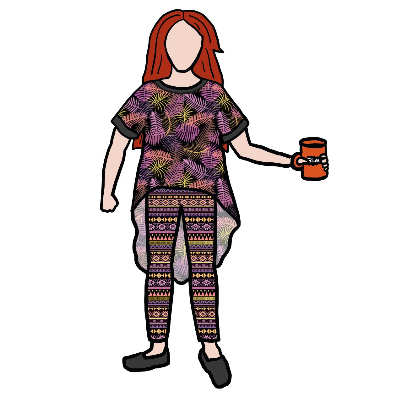 Tropical Inka Sunset Trikå/Jersey