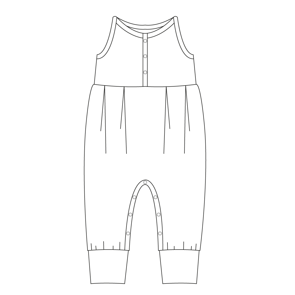 Tracys Tornado Jumpsuit Strl 56-140 PDF-mönster