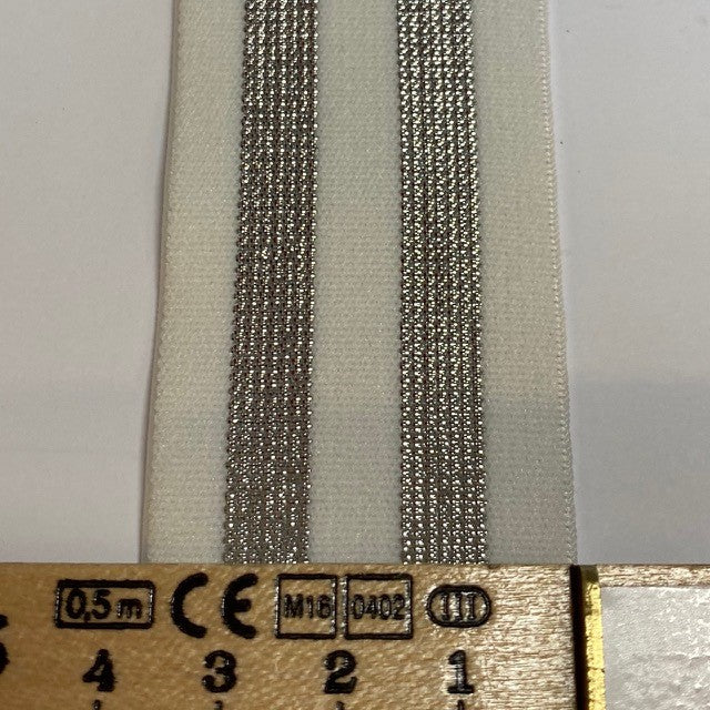 Jacquard-resår Metallic