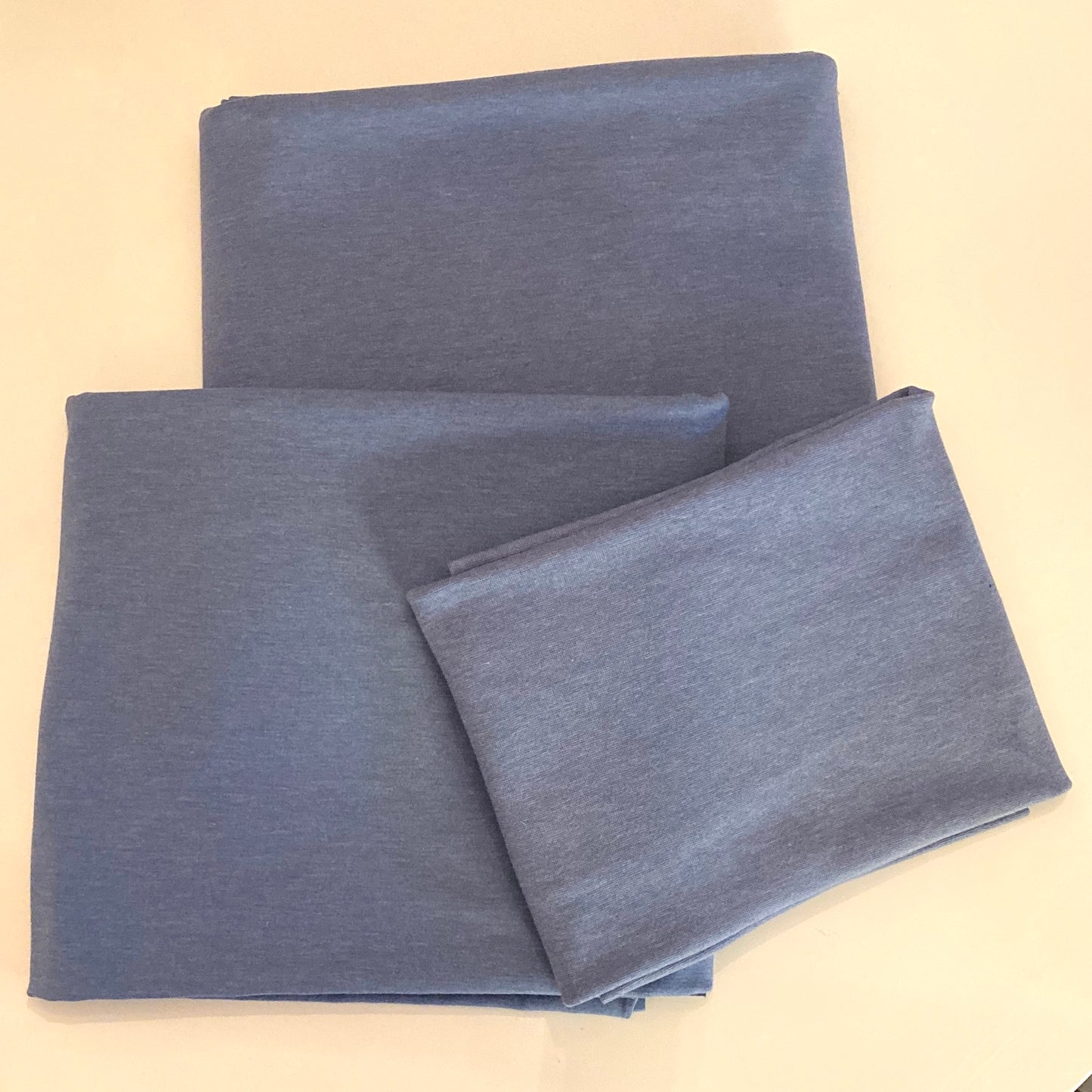 Trikå/Singeljersey Light jeans melange