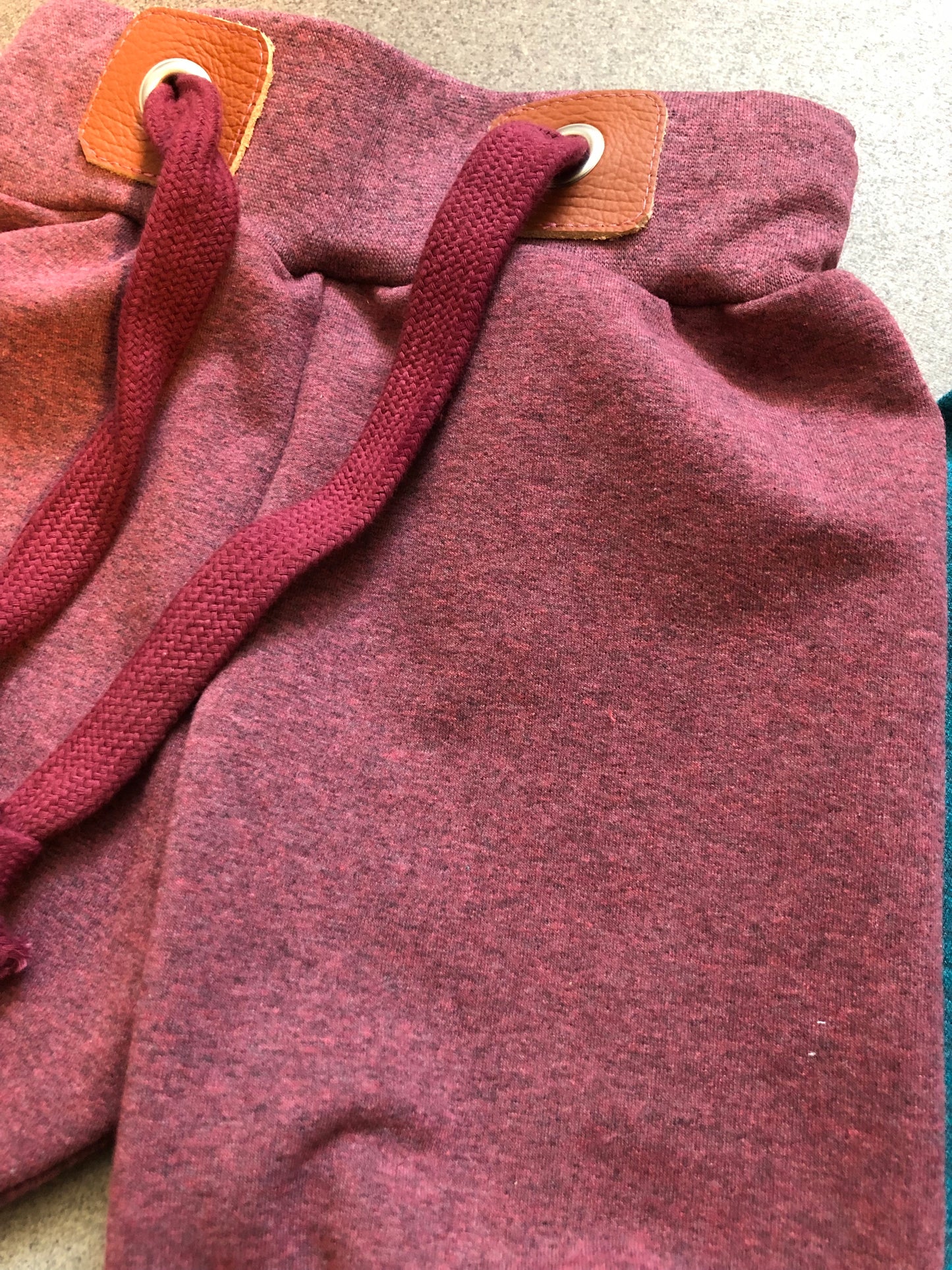 Öglad jogging Dark Salmon Melange