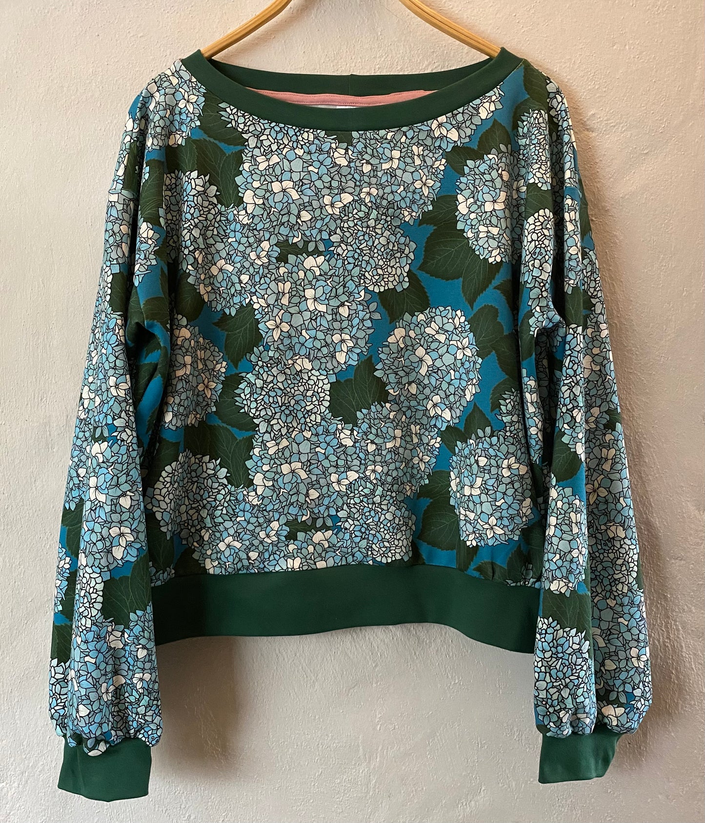 Herbert Blue/Blue GOTS-Sweatshirt/College