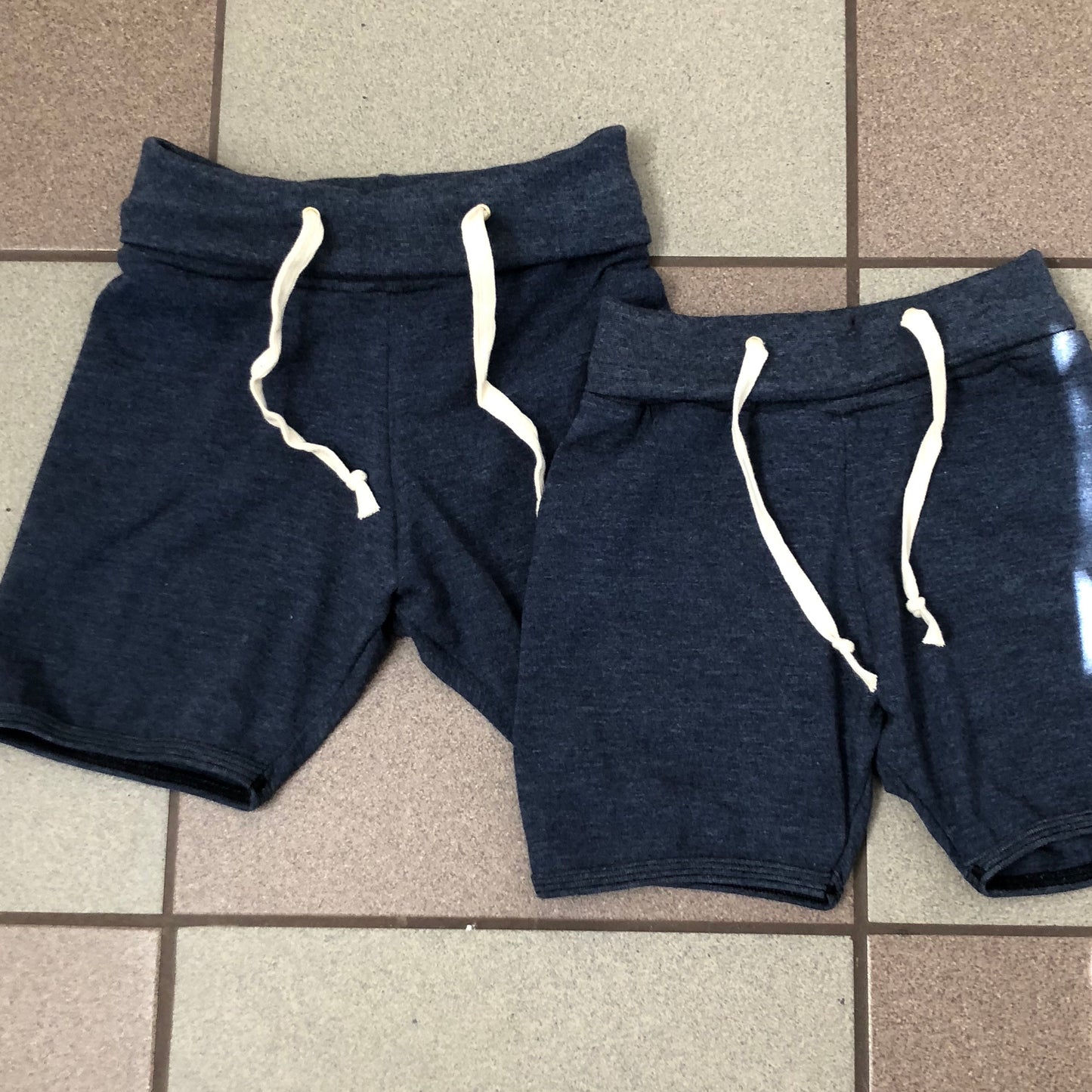 Mudd, rundstickad extra bred, Jeans Melange