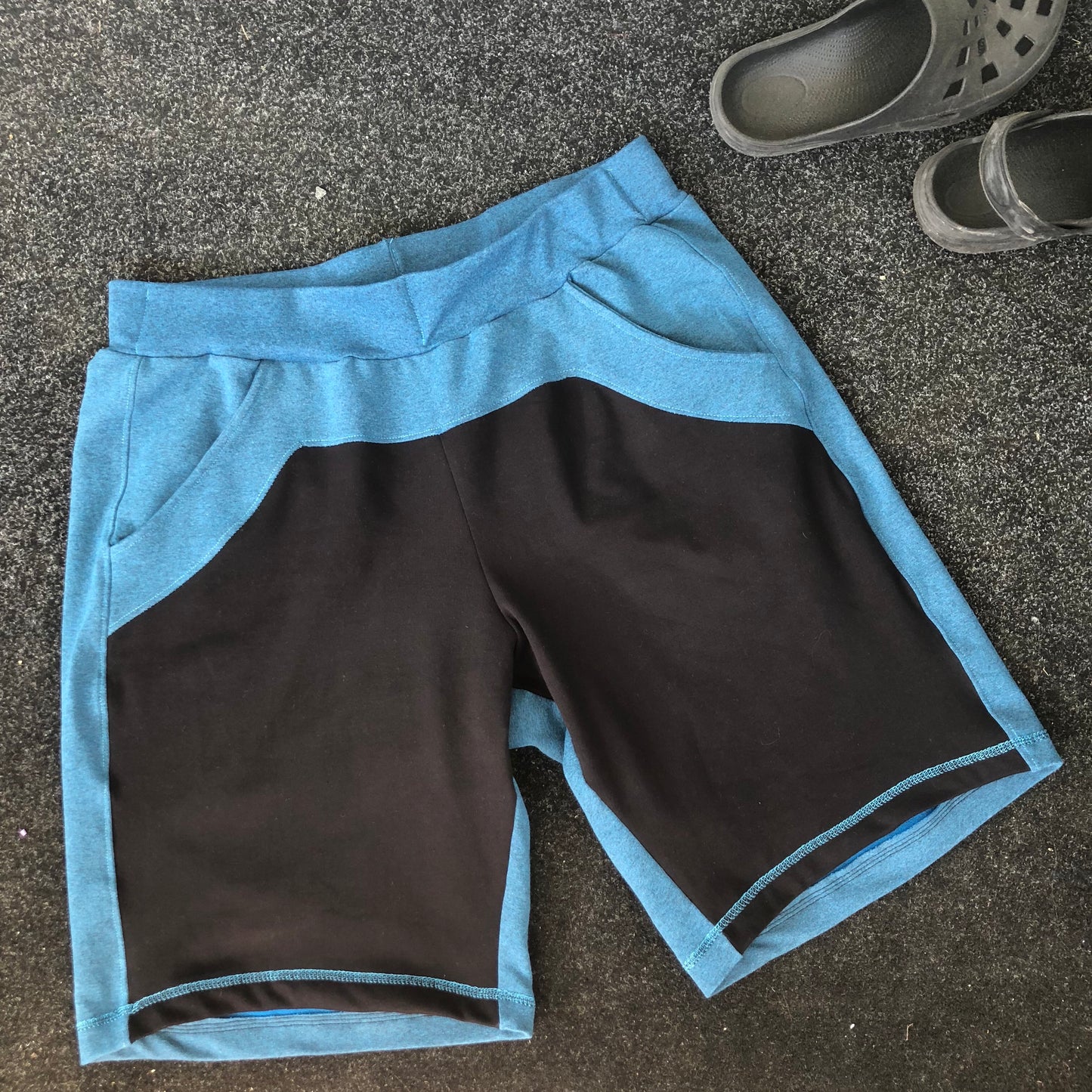 Öglad jogging Clear Blue Melange