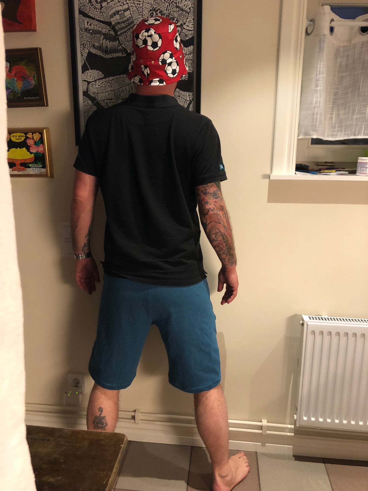 Öglad jogging Clear Blue Melange